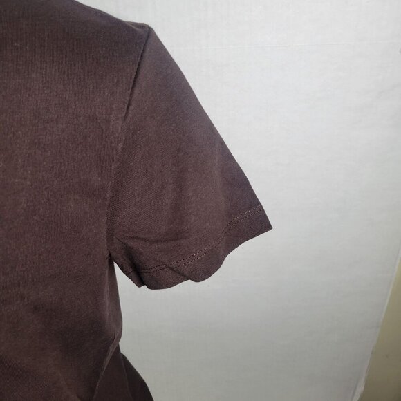 Madewell Mens Brown Casual Everyday Cotton Perfect Crewneck T-Shirt Size XS - Picture 2 of 9